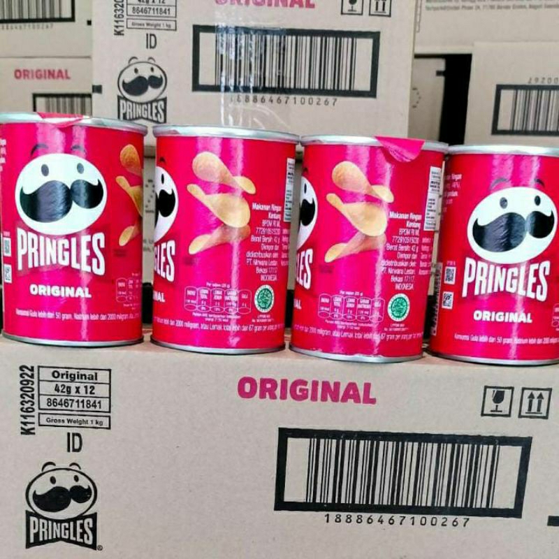 Pringles Mini 42 gram || Pringles Murah || kripik Kentang Pringles || Pringles 1 dus