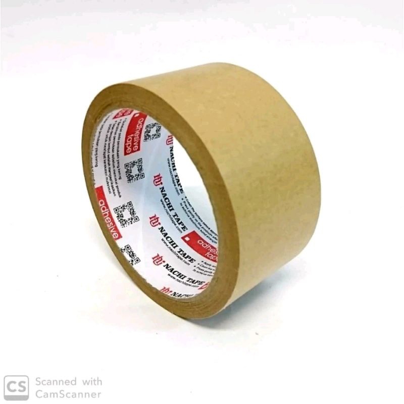 

Kraft Tape Nachi Lakban Kertas 48mm x 14yard Coklat