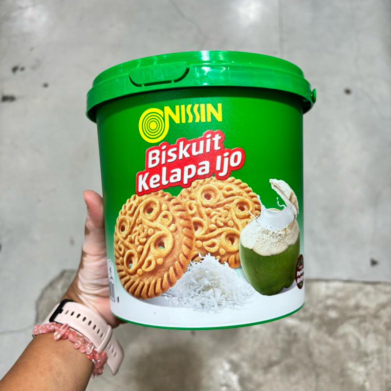 

Nissin Biskuit Kelapa Ijo 350gr Biscuits Dengan Parutan Kelapa Hijau Kemasan Toples