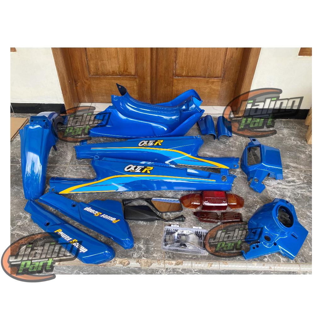 TERMURAH body alfa full set tahun 1992 biru cover body yamaha alfa 92 biru paket body alfa murah