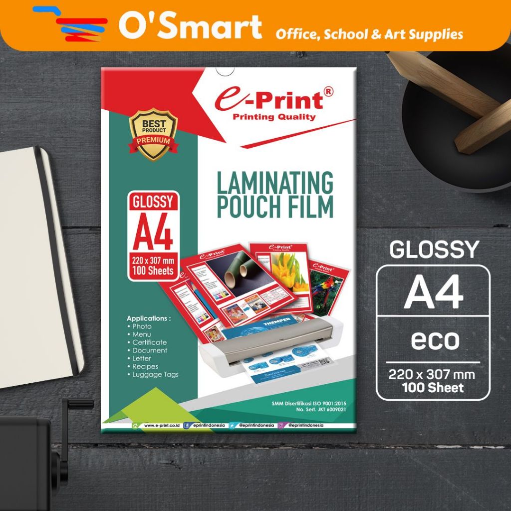 

E-PRINT Plastik Laminating A4/F4 ECO