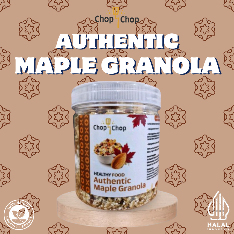 

Authentic Maple Granola Chop Chop - Sarapan Sehat Rasa Maple dengan Himalayan Salt