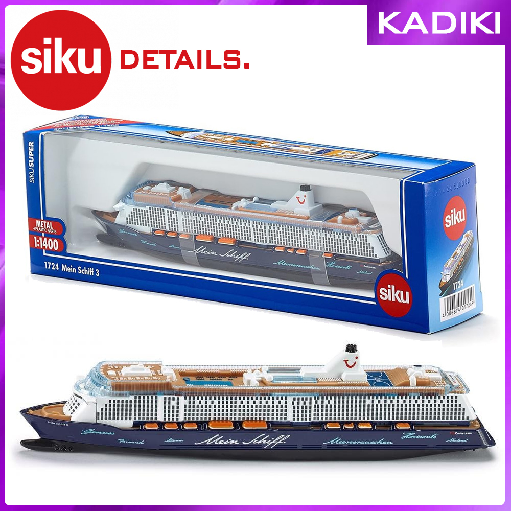 Siku Diecast Ship Mein Schiff 3 - Miniatur Kapal Penumpang Pesiar 1724