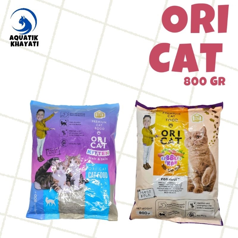 Makanan Kucing Ori Cat Adul Ori Cat Kitten makanan kucing 800gram