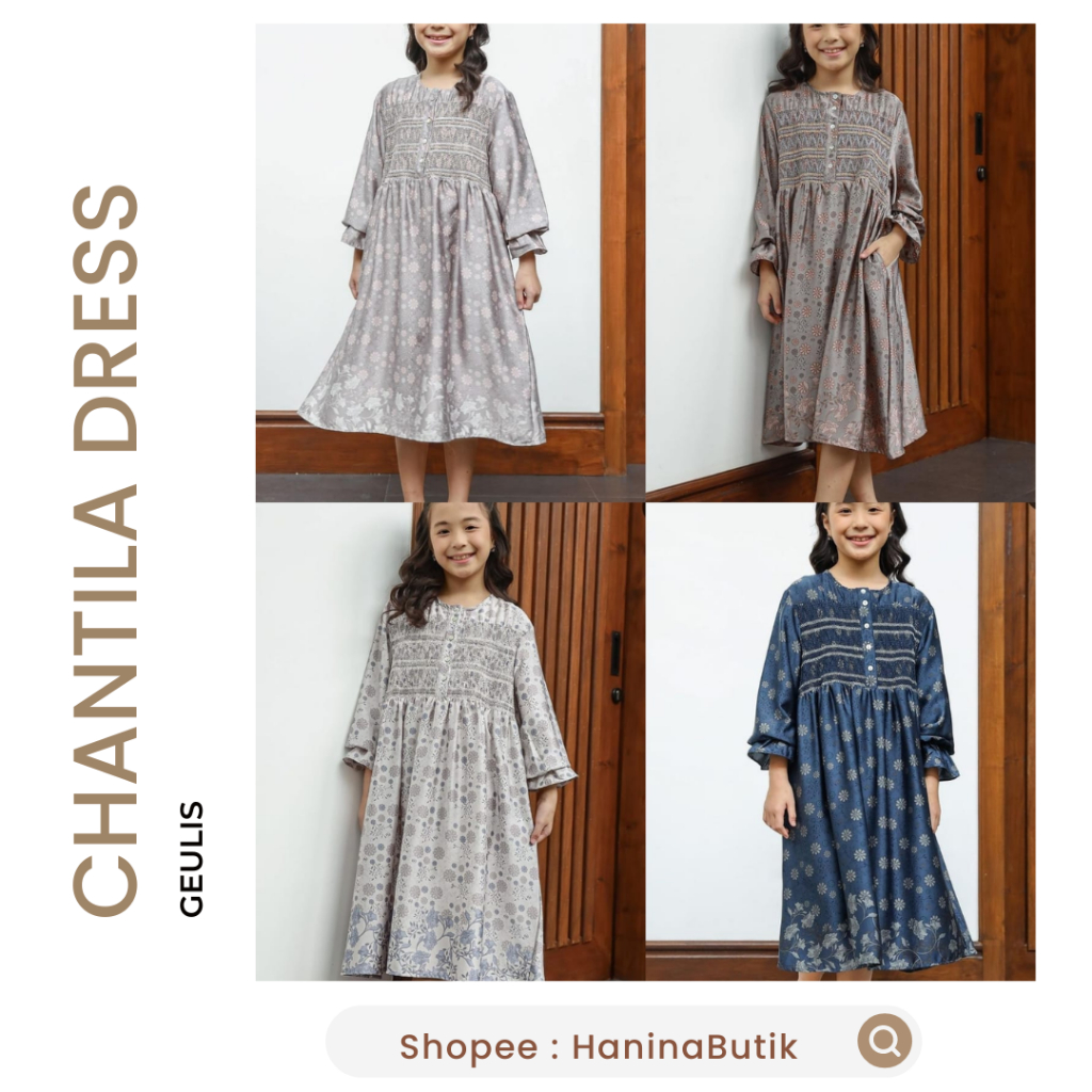 CHANTILA DRESS by GEULIS | DRESS ANAK RAYA SERIES GEULIS X MAIA CALITRA RAJO