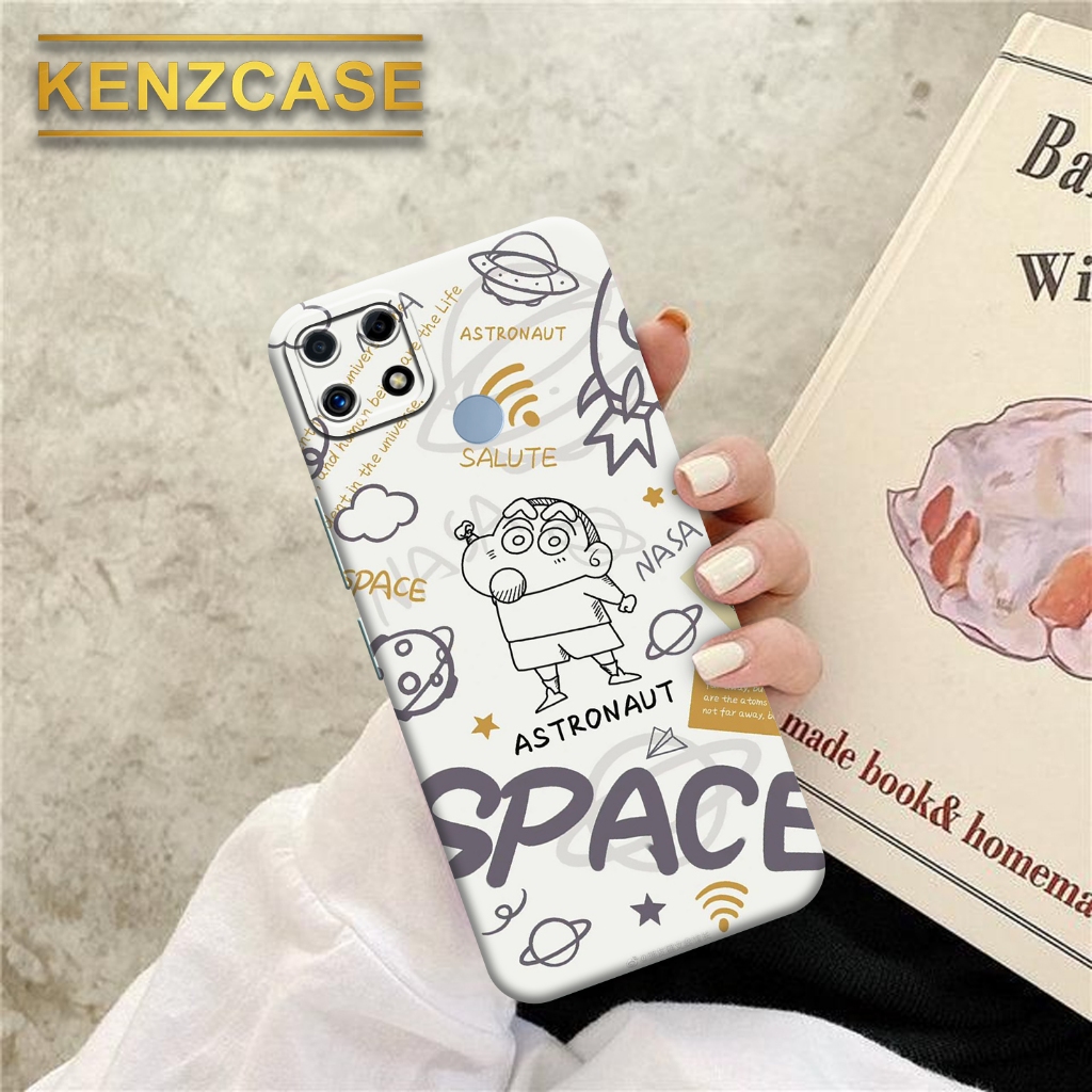 Soft case Hp REALME C25 - KENZCASE- Fashion Case Aesthetic - Silicon - Pelindung Belakang Handpone -