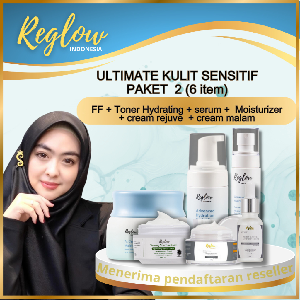 COD BISA -0SBS Skincare Reglow Ultimate untuk Kulit Sensitif Paket 2 (6 pcs) Skin Barrier Agen dr.Sh