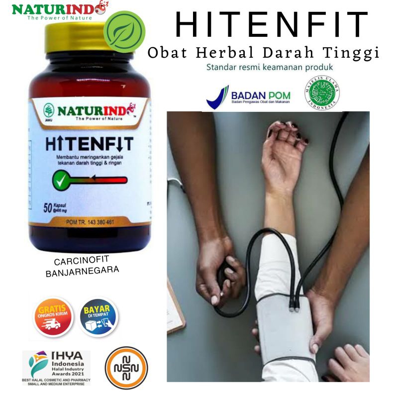 Obat Darah Tinggi Hipertensi Hitenfit Naturindo