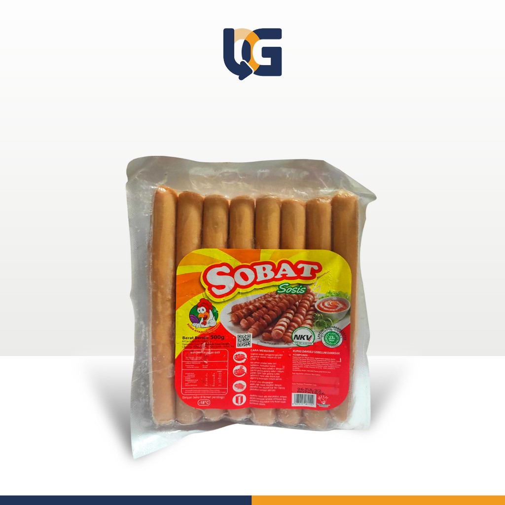 

Sosis Sobat Rasa Ayam Pekanbaru Ukuran 500 gr