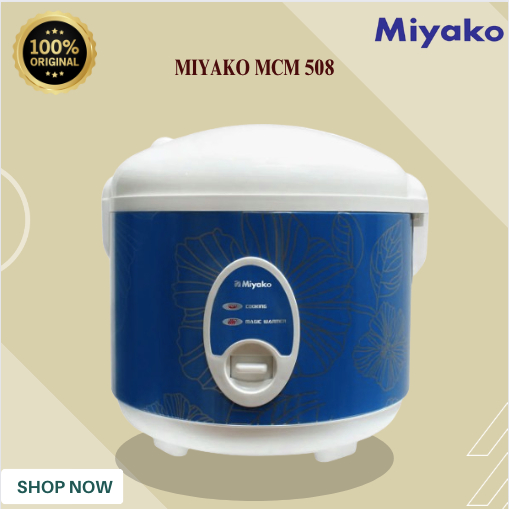MAGIC WARMER MIYAKO PLUS MCM 508 RICE COOKER/MCM-508/MCM 508/MCM508/MIYAKO MAGIC WARMER ORI GARANSI