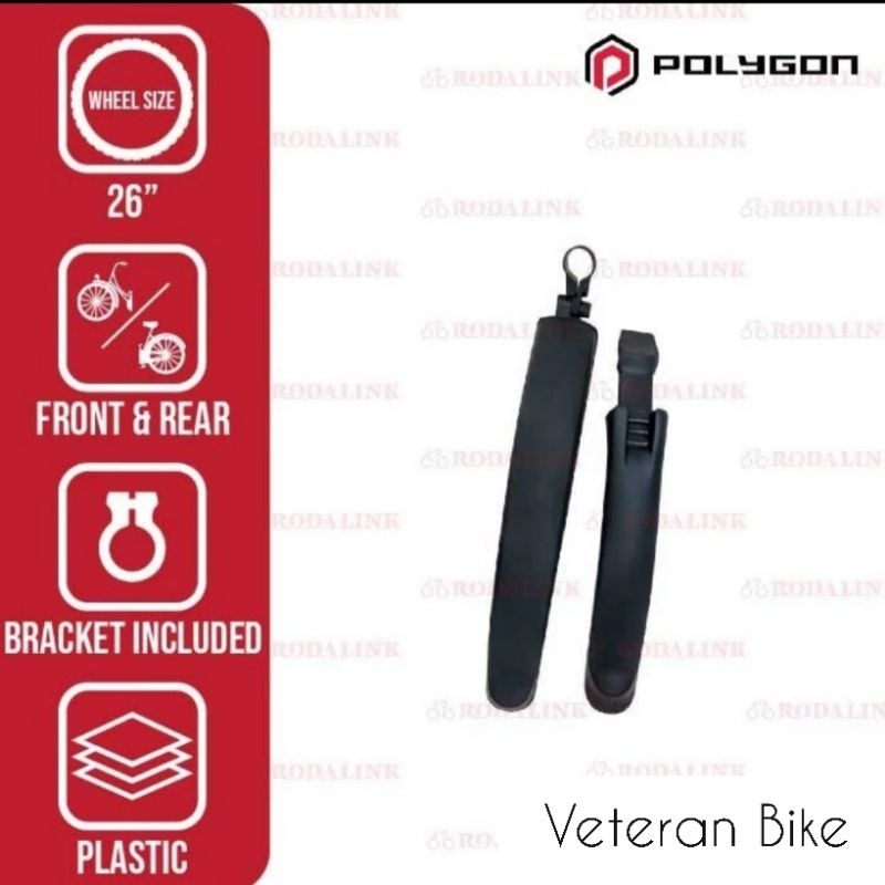 spakbor polygon fender sepeda depan belakang