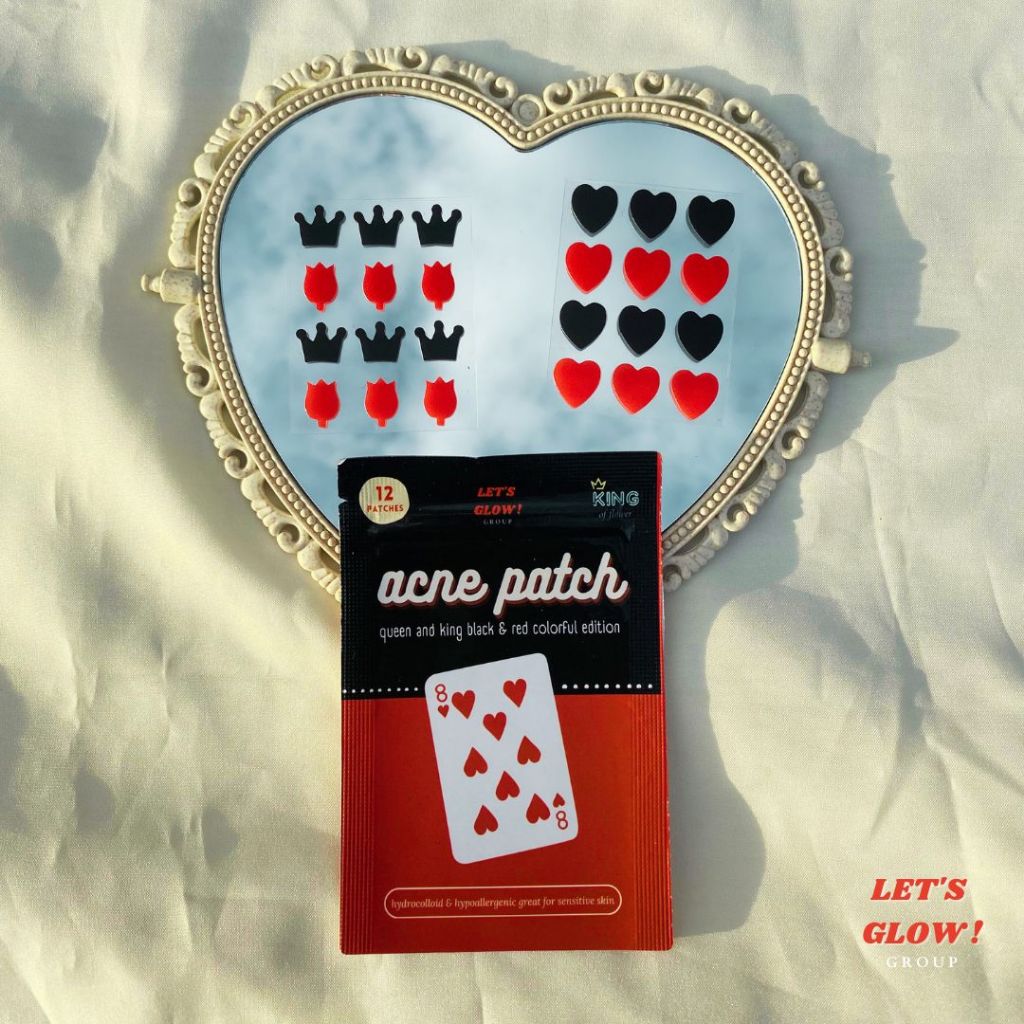 [NEW] [BPOM] QUEEN AND KING VERSION STIKER JERAWAT HYDROCOLLOID ACNE PIMPLE PATCH COLORFUL LETS GLOW