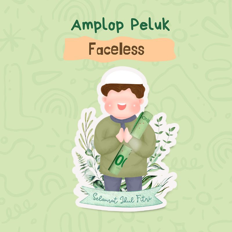 

Amplop Lebaran Unik Karakter Muslim Faceless | Amplop Karakter Muslim Tanpa Wajah | Amplop Lebaran Murah