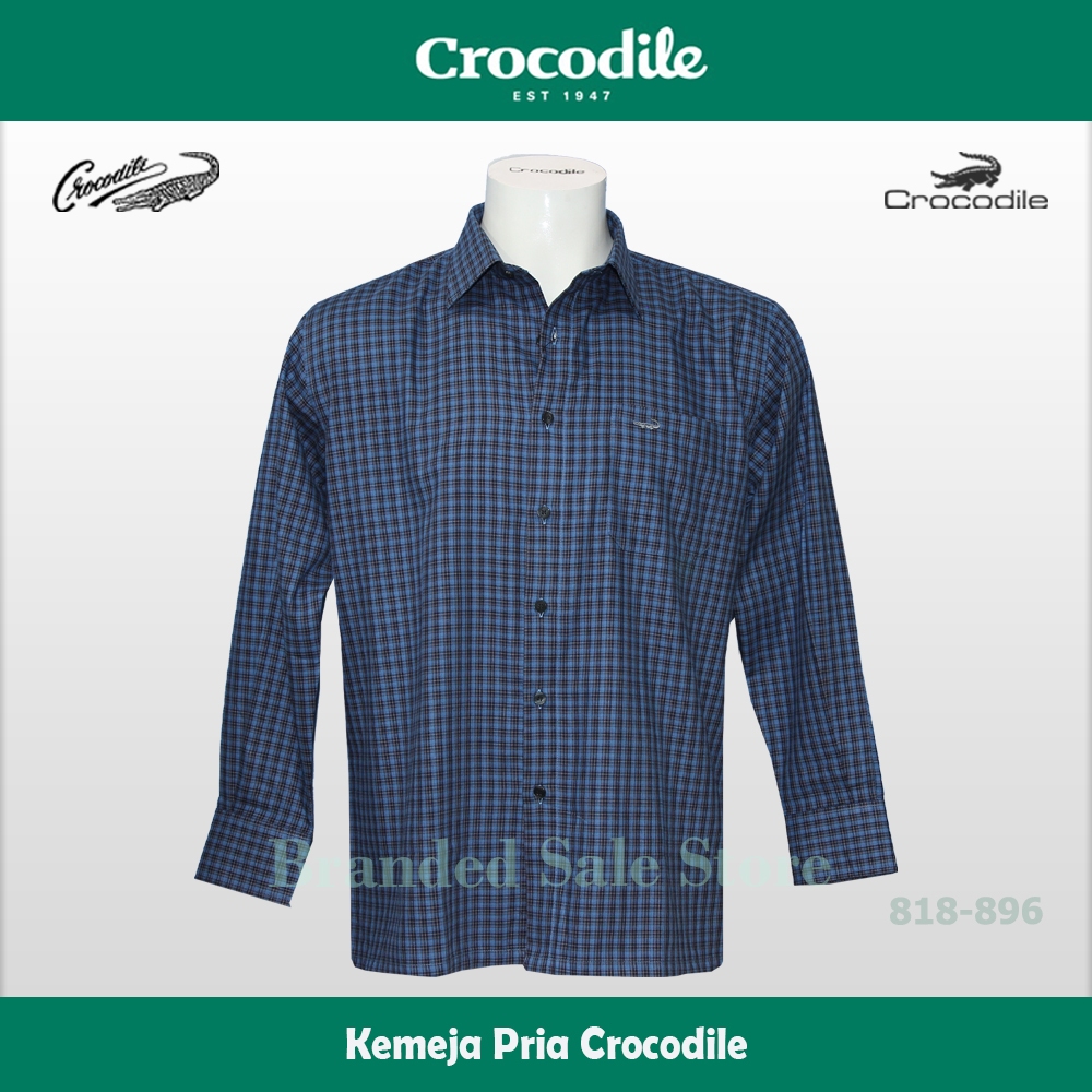 Kemeja Pria Lengan Panjang / Baju Lengan Panjang Crocodile  818-896
