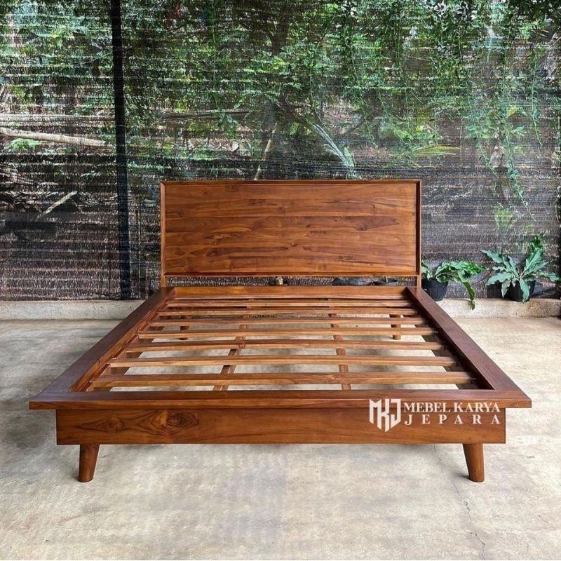 Dipan Minimalis Modern Kayu Jati