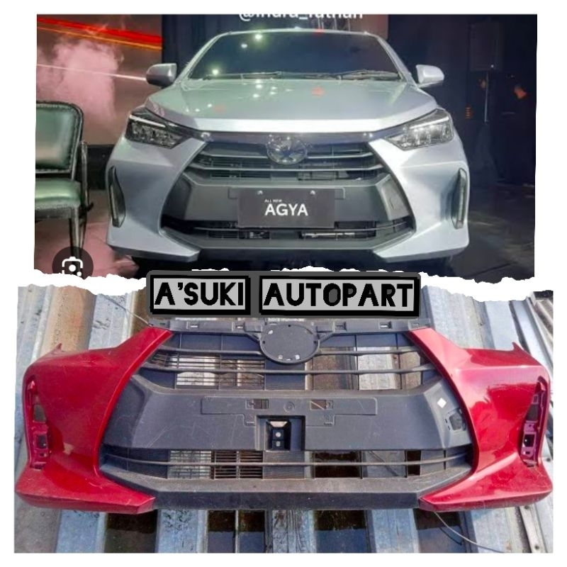 bumper bemper depan new agya 2023