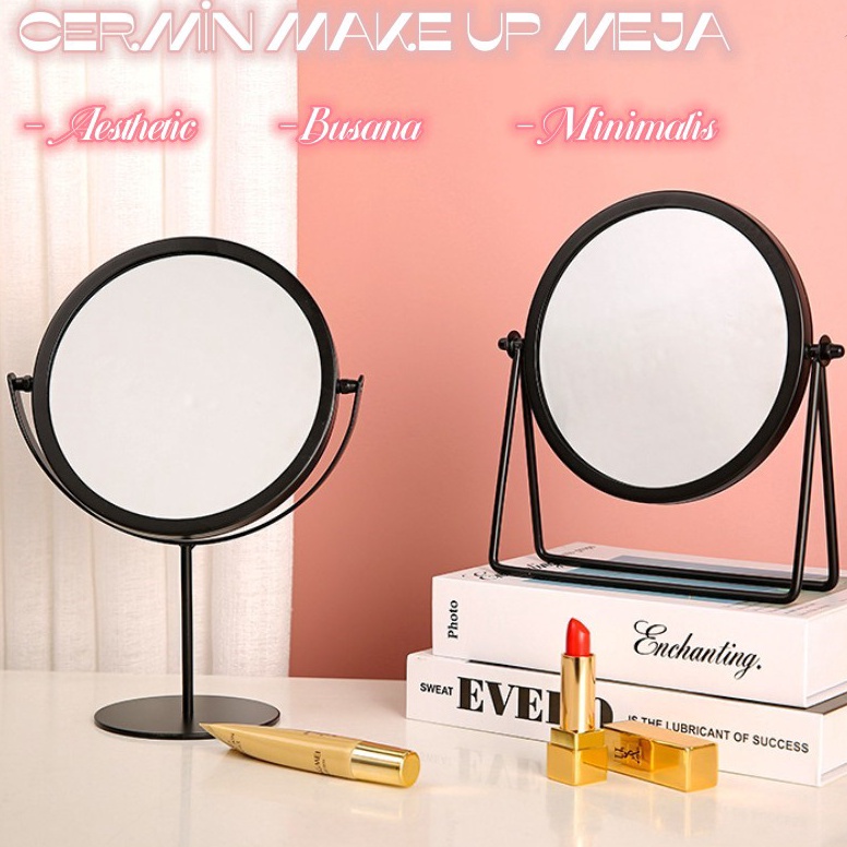 HARGA TERMURAAH Cermin Make up MejaKaca Rias Make UpBusana AestheticMinimalis Make up Mirror