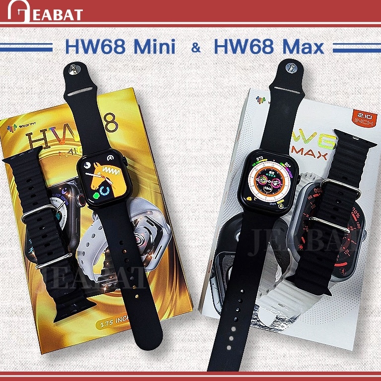 VIRAL GaransiIWO ORI HW68MiniHW68MaxHW12HW16HW18HW19HW22 SERIES 8 SmartWatch Bluetooth Call Sport Ke