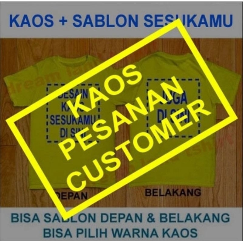 Kaos Sablon (orderan Ths Thm)