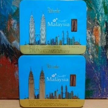 COKLAT ALFREDO KALENG TWIN TOWER 80GR HALAL/COKLAT MALAYSIA