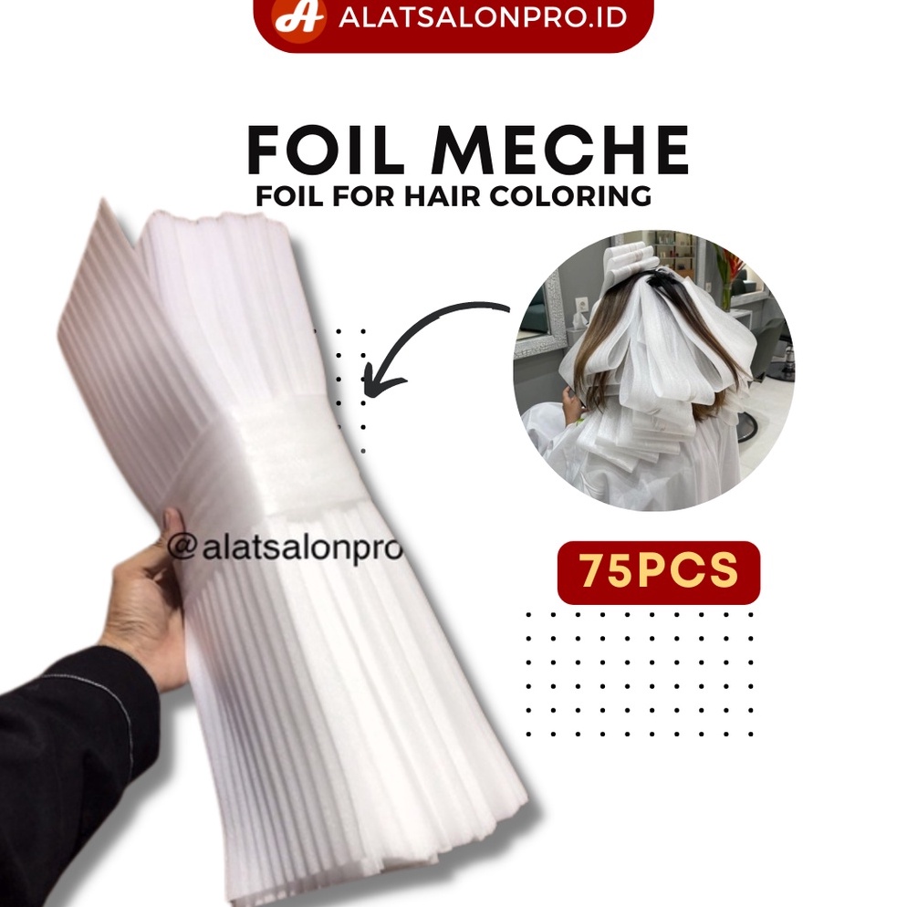 TERBAIK Foil Meche  Foil Mesh  Foil untuk Hair coloring