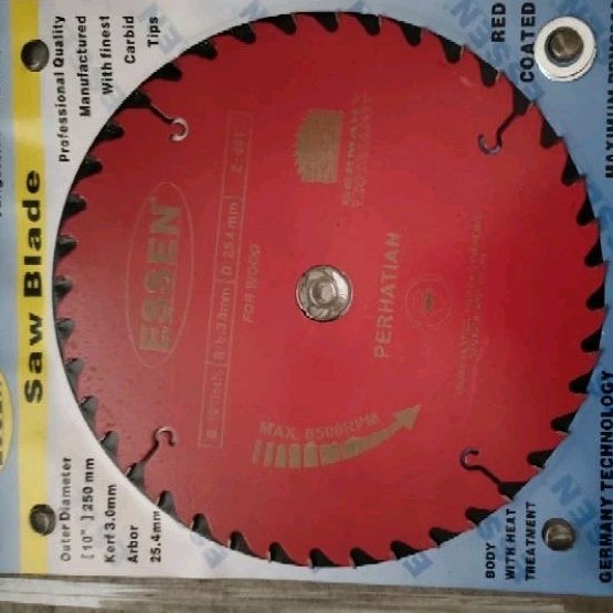 mata circular Saw TCT 10" x 40T ESSEN