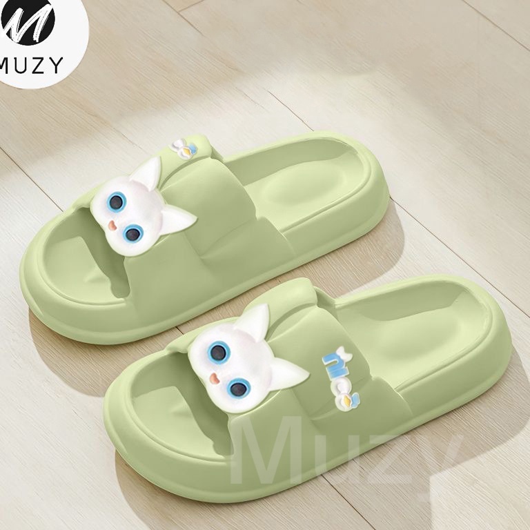 siap kirim Muzy Sendal Wanita Sendal Karet Anti Slip Sendal Couple HSN19