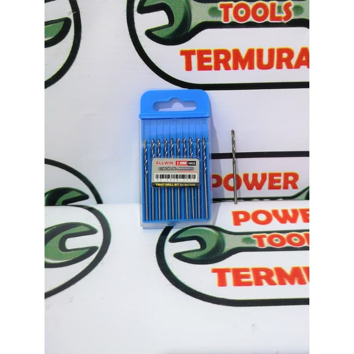 

Mata Bor Besi HSS 2.0 mm ALLWIN murah drill bit bijian