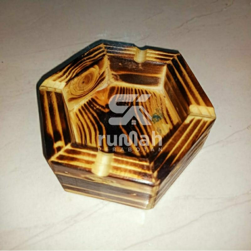 ASBAK ROKOK KAYU JATI/JATI BELANDA