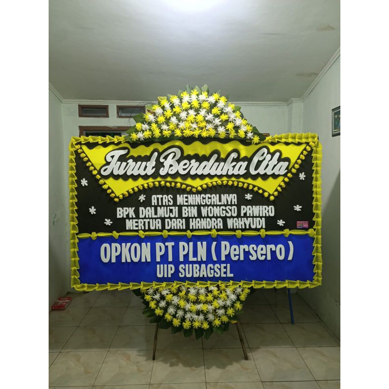 karangan bunga papan turut berdukacita Serang, Cilegon, Pandeglang, BANTEN