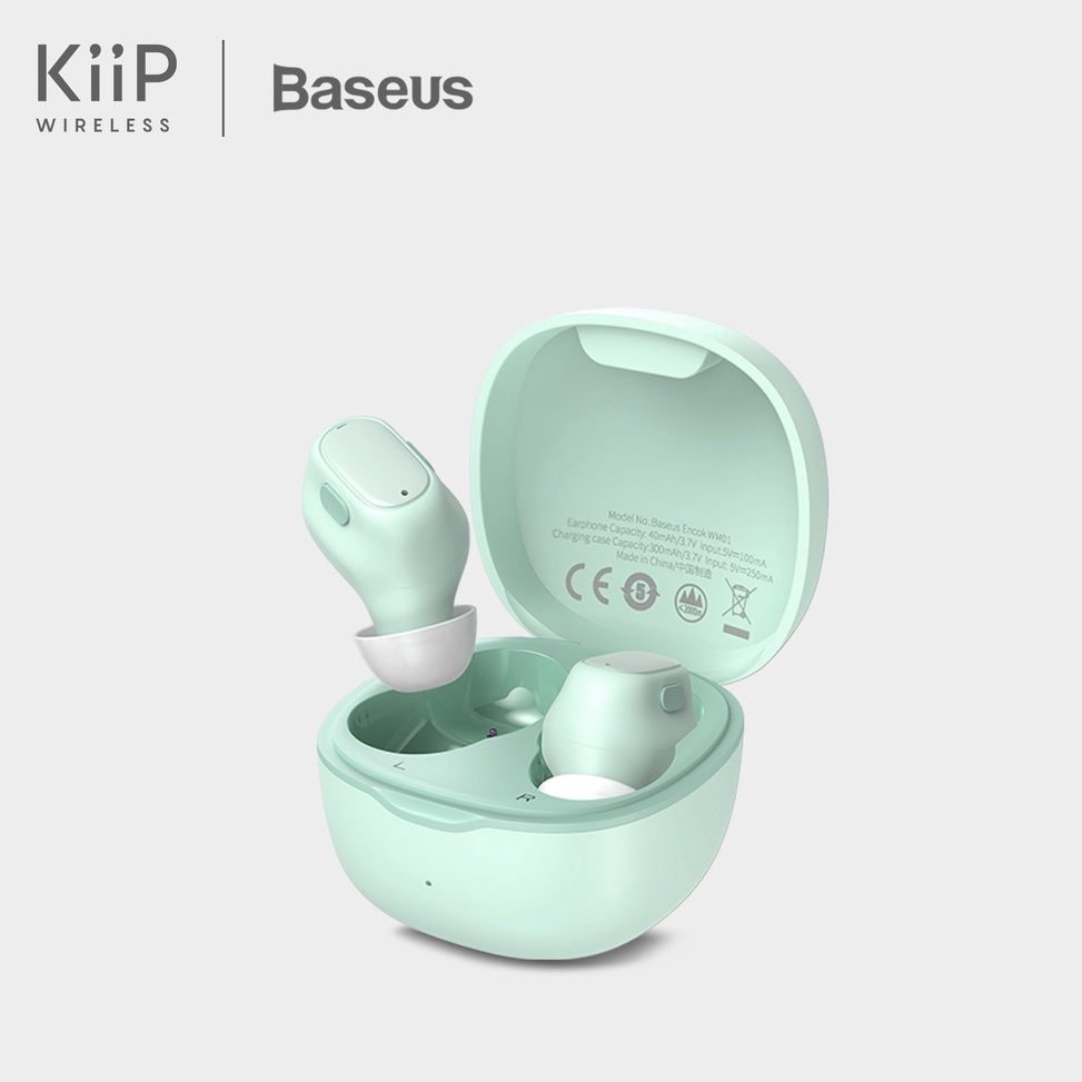 TOP SALE KIIP X Baseus Encok WM1 True Wireless Bluetooth Earphone Mini Earbuds TWS