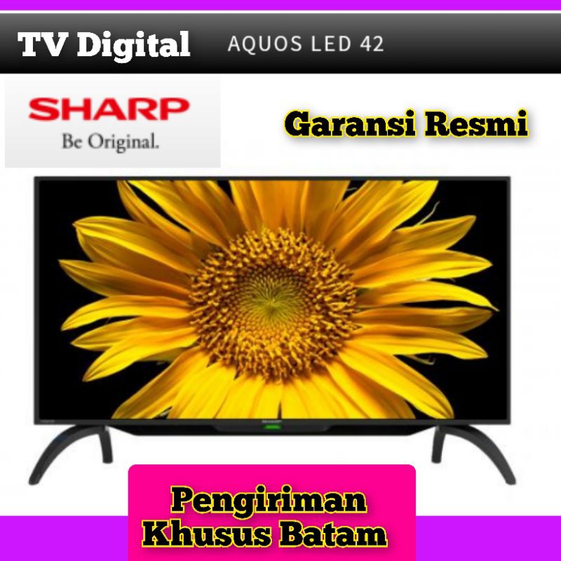 SHARP TV DIGITAL 42"INCH AQUOS LED 42DD1i DVB-T2(KHUSUS BATAM)