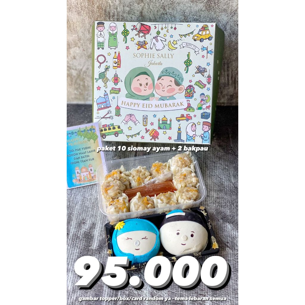 

Paket 2 Bakpau + 10 Siomay Ayam / Hampers Idul Fitri / Lebaran - READY