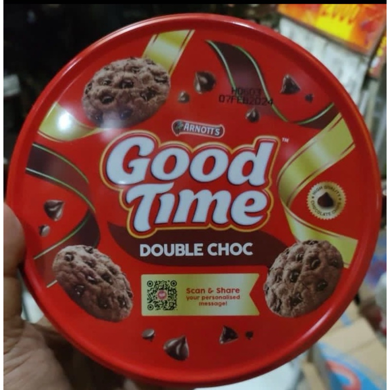 

GOOD TIME DOUBLE CHOC 149 Gram Exp Jan 2025