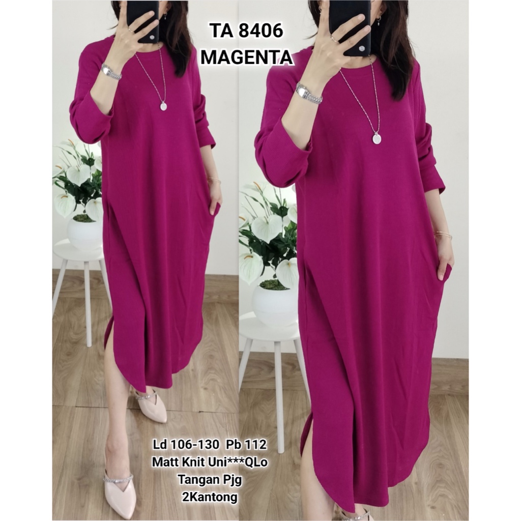 8406 Long Tunik Knit UniQLo