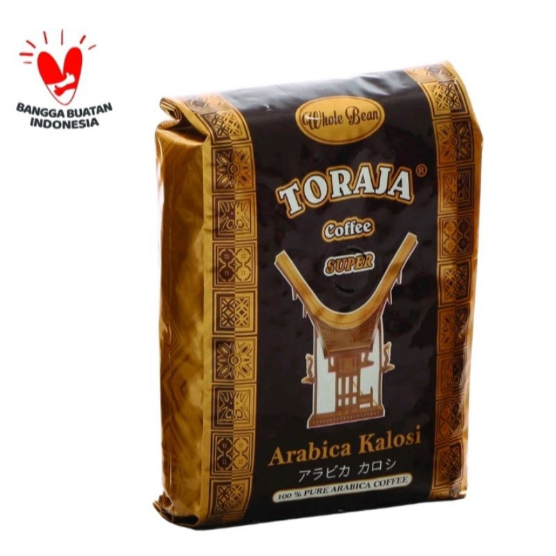 

biji kopi Toraja Coffee super Arabika kalosi 200g