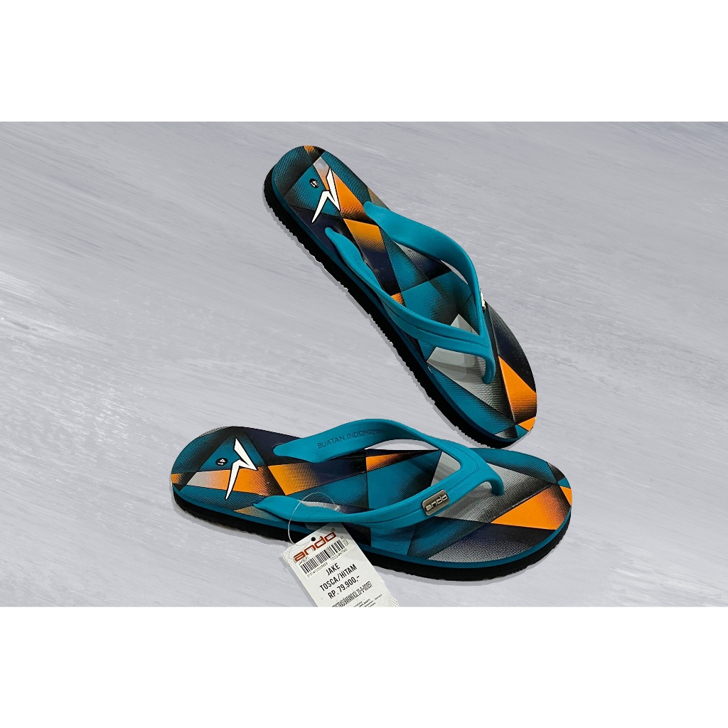 SANDAL PRIA JAPIT ANDO DEWASA MOTIF KEREN DAN NYAMAN / SIZE 38-42