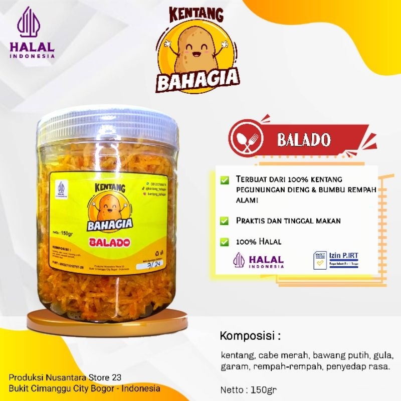 

KENTANG BAHAGIA 150 Gram