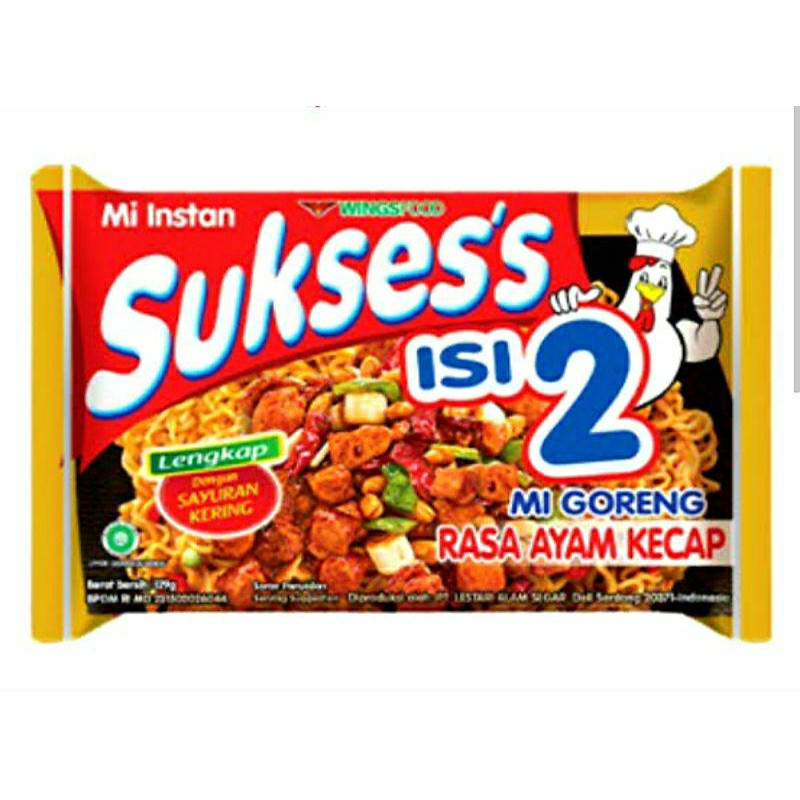 

Mie Suksess Isi 2 Ayam Kecap