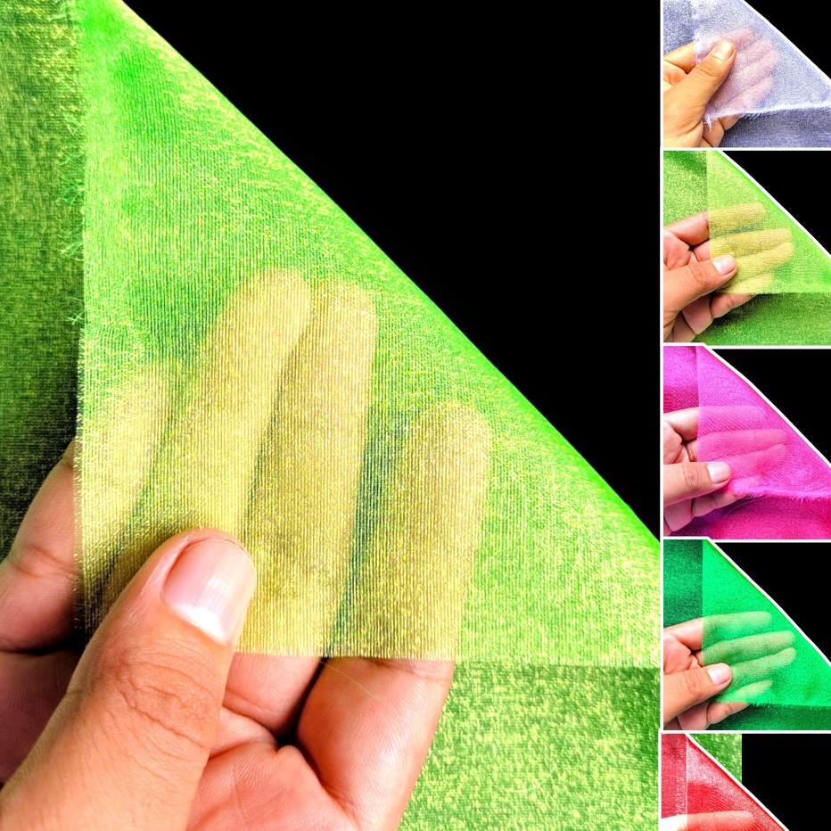 Harga Terbaik untuk Produk Berkualitas 1 Meter Kain Umpan Pancing Sabiki  Kain Sutra  Kain kaca Orga