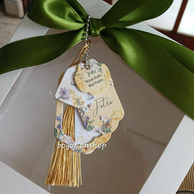 Hang tag mungil Idul fitri lebaran premium