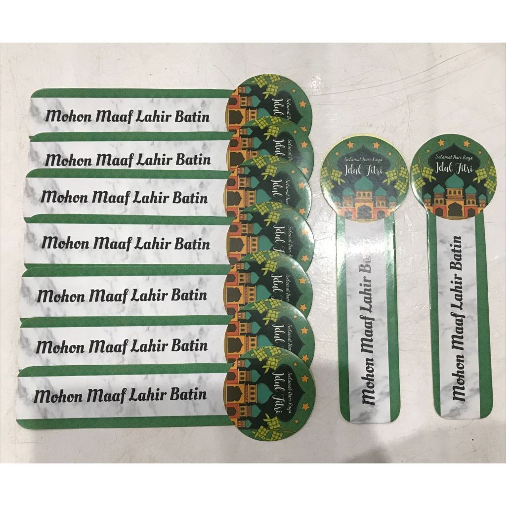 

Stiker Motif Idul Fitri Lebaran isi 10 Pcs