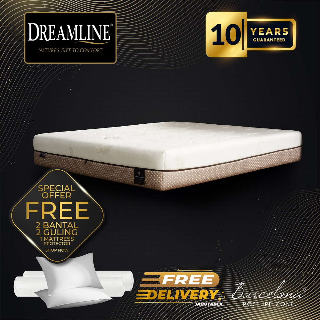 Dreamline kasur spring pocket latex Barcelona