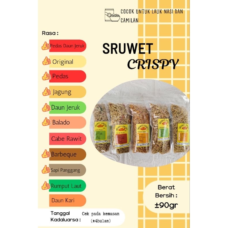 

Ikan sruwet crispy