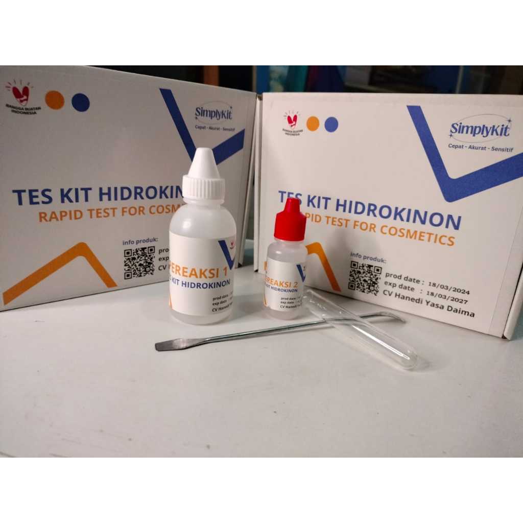 SimplyKit Tes Kit Hidrokinon/Hydroquinone