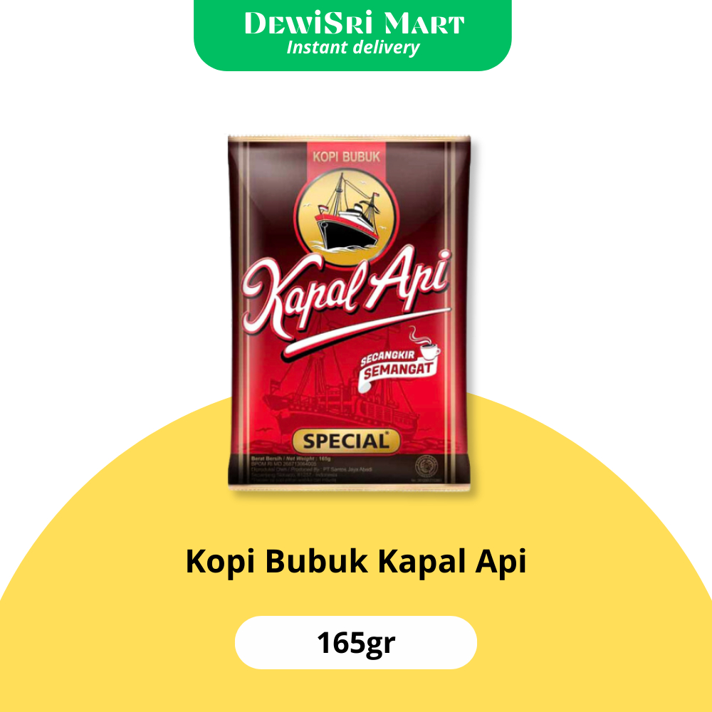 

kopi bubuk KAPAL API 165GR - Dewi Sri Mart