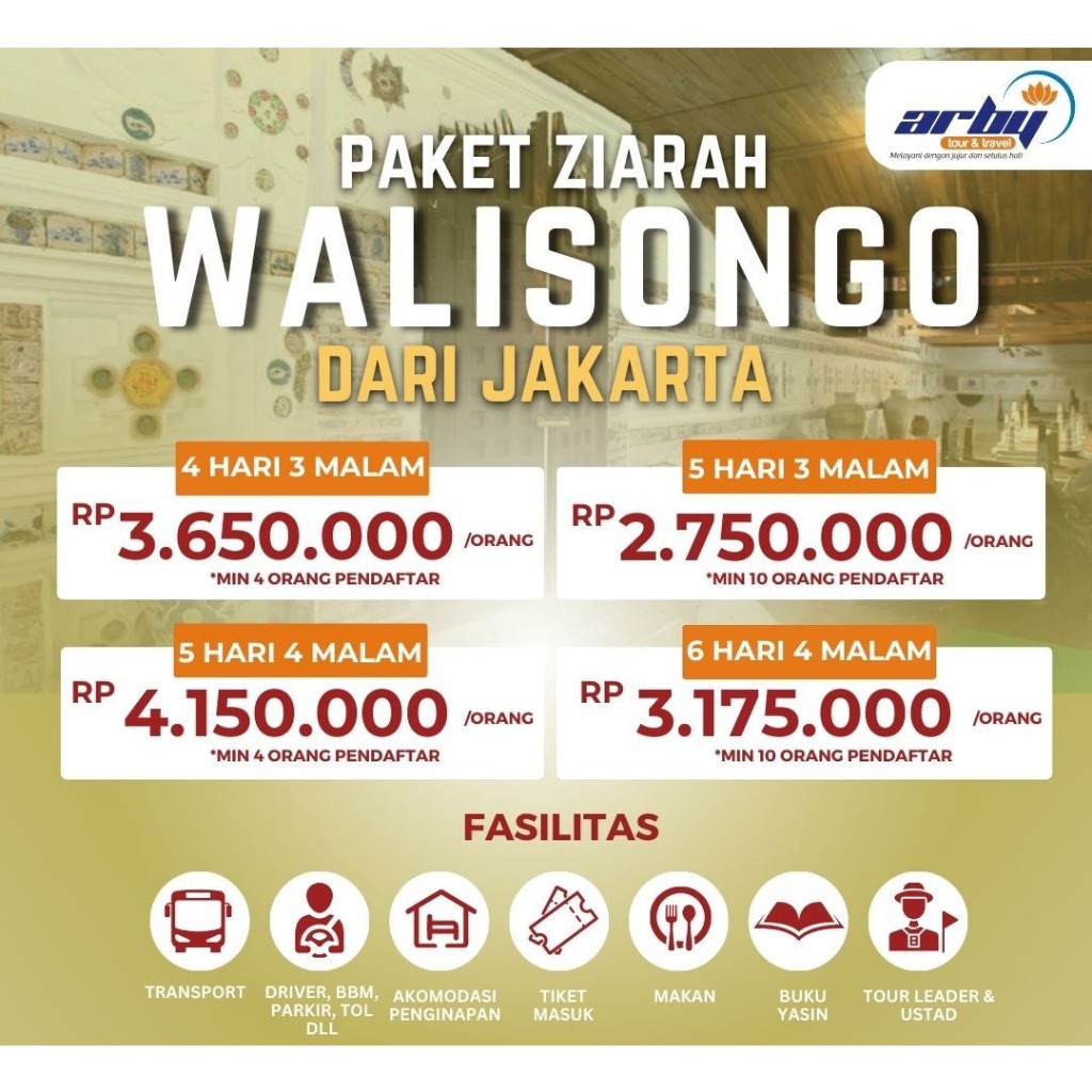 TOUR ZIARAH WALISONGO DARI JAKARTA