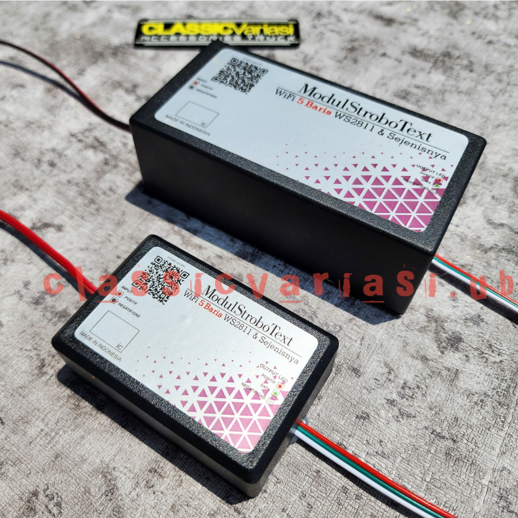 Modul Strobo Text 5 baris Murah - Hanya Modul