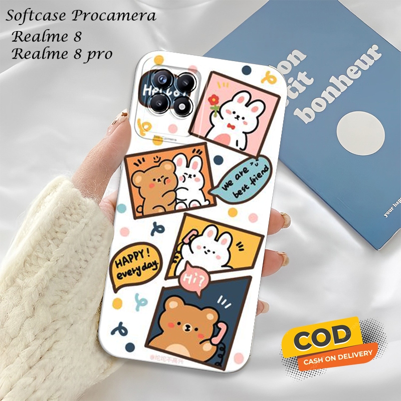 Casing Hp Realme 8 5G / 8 Pro Terbaru - Bahan ProCamera - Silicon Lentur - Case Realme 8 5G / 8 Pro 