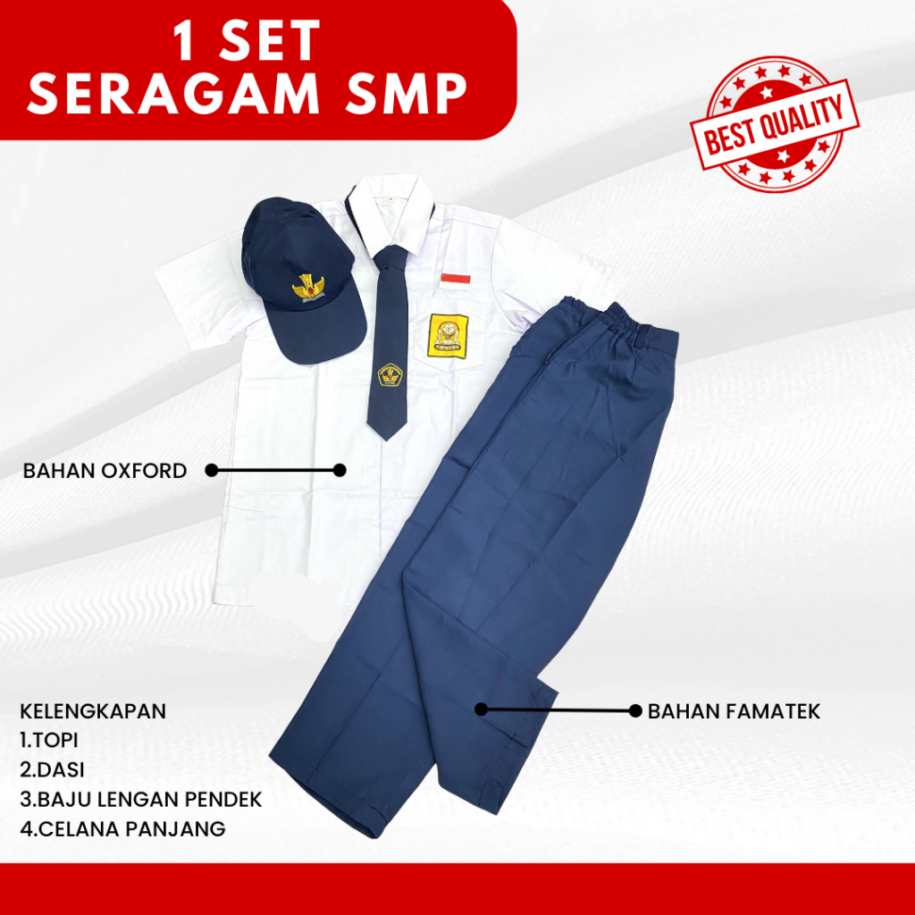 Seragam SMP | Seragam SMP Premium | Seragam Osis SMP Super Premium